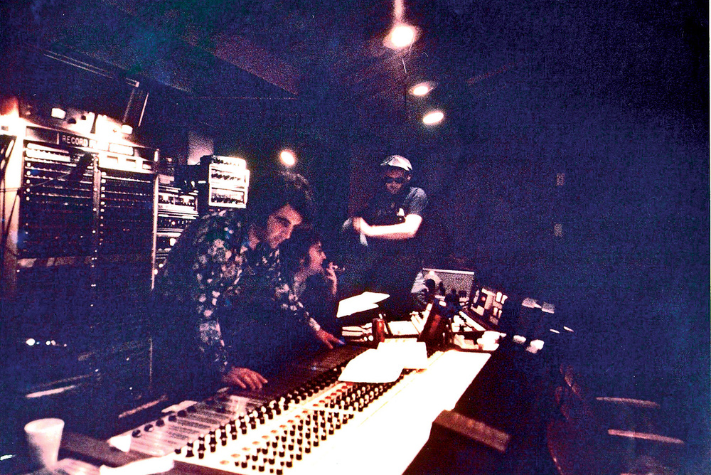 Sessão de gravação no Record Plant, Nova York